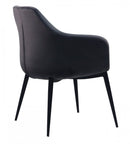 Modrest Wilson Modern Velvet & Black Dining Chair