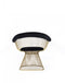 Modrest Chandler - Modern Velvet & Gold Dining Chair
