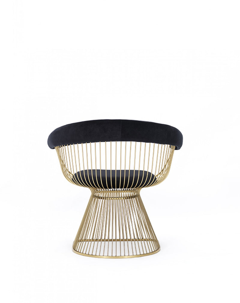 Modrest Chandler - Modern Velvet & Gold Dining Chair