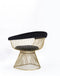 Modrest Chandler - Modern Velvet & Gold Dining Chair