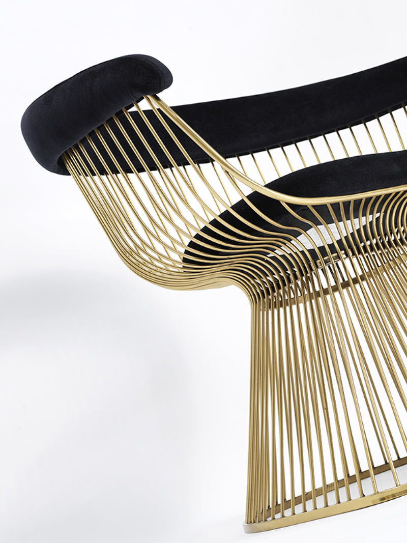 Modrest Chandler - Modern Velvet & Gold Dining Chair