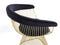 Modrest Chandler - Modern Velvet & Gold Dining Chair