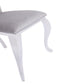 Modrest Bonnie Modern Grey Velvet & Stainless Steel Dining Chair (Set of 2)