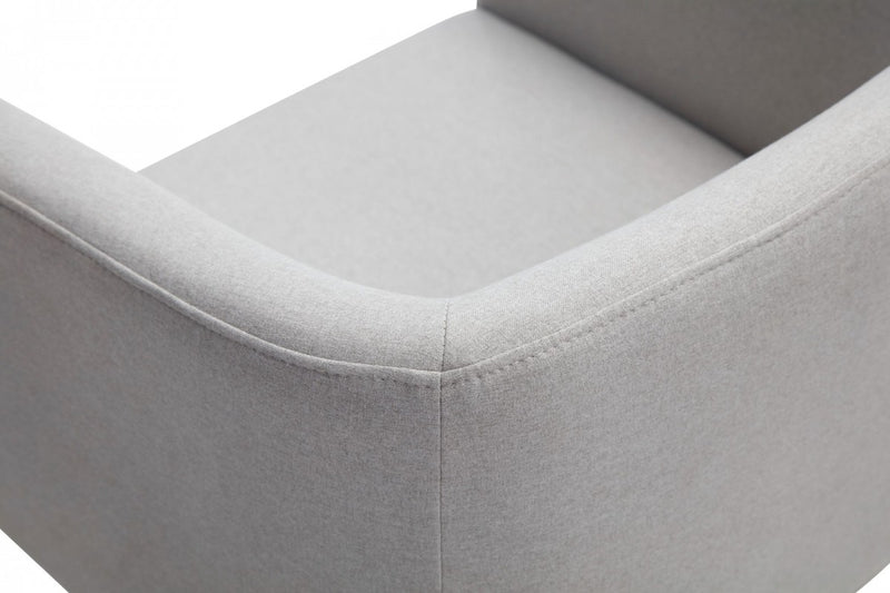 Modrest Yukon Modern Fabric and Antique Brass Dining Chair