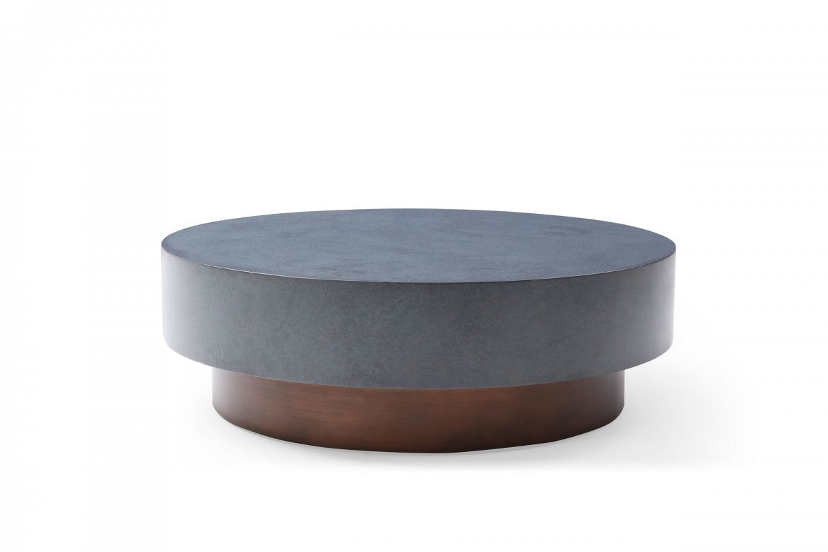 Modrest Zachary - Modern Metal & Antique Copper Coffee Table